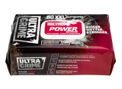 Мокри кърпи PowerSrub UltraGrime 38x25см/80бр. Commel