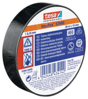 Изолирбанд 20m/19mm черен TESA