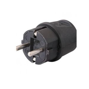 Щепсел моноф. гумен IP44/16A/250V 1328 АТРА