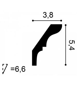 Корниз ORAC CX112  5.4x3.8  2м
