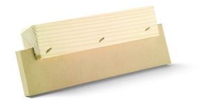 50506 Шпатула гумена 20см с дървена дръжка ПРОМО