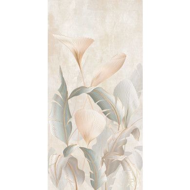 Cemento Decor 600x1200 Цветя Крем гранитогрес